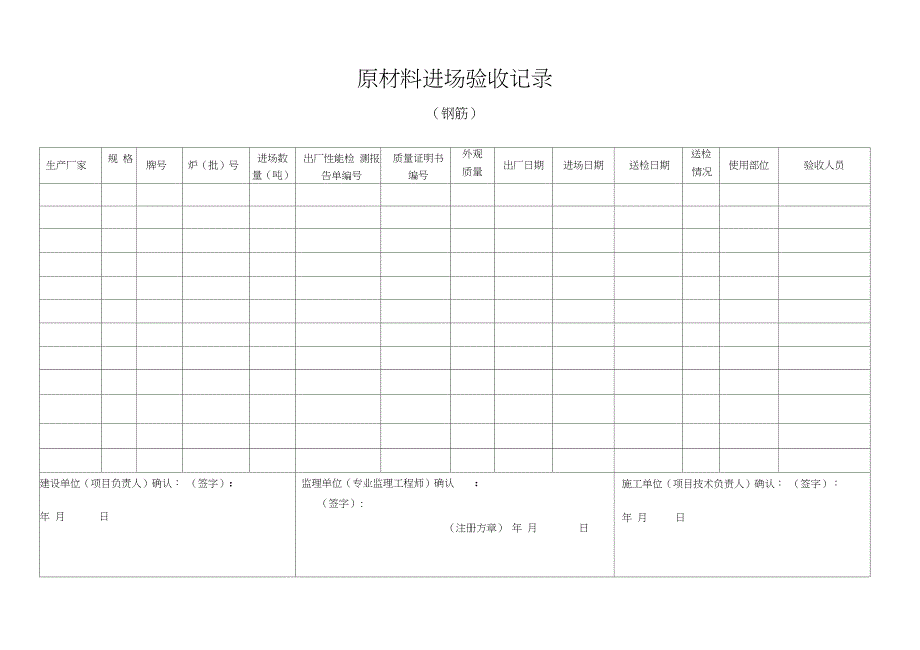 原材料进场验收记录_第1页