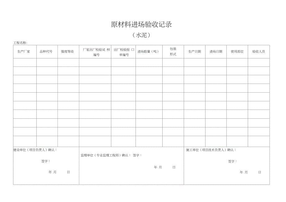 原材料进场验收记录_第5页