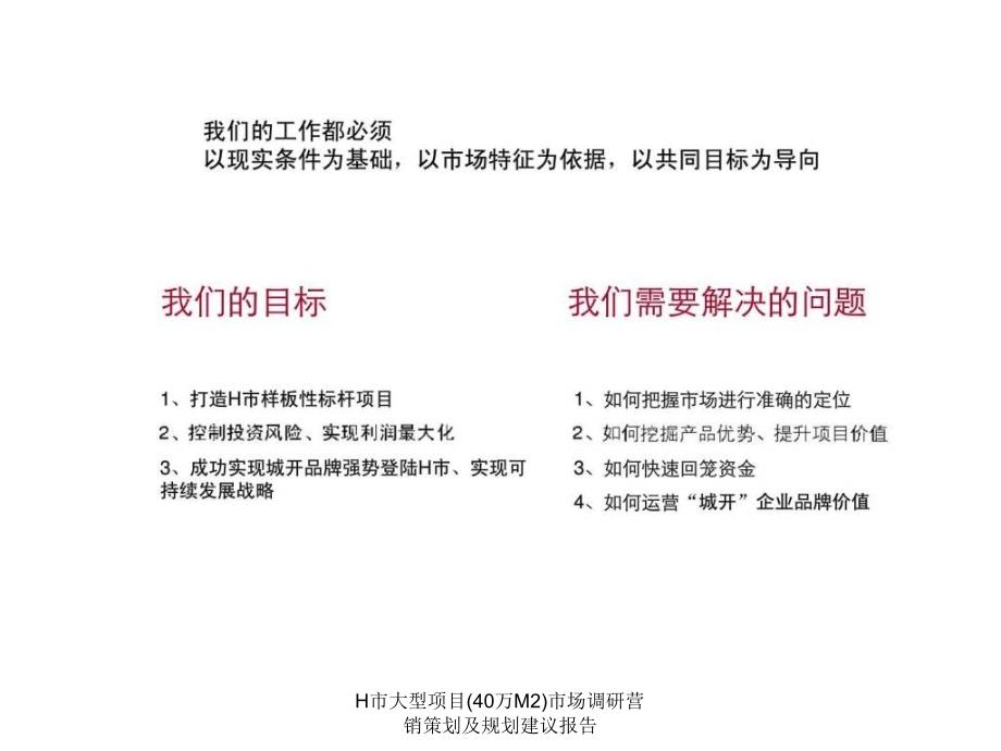 H市大型项目(40万M2)市场调研营销策划及规划建议报告课件_第4页