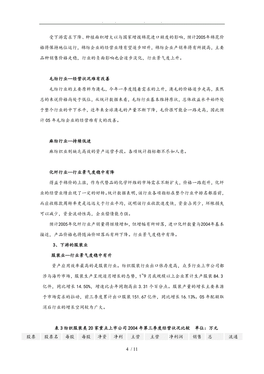 某年服装纺织业投资策略分析报告文案_第4页