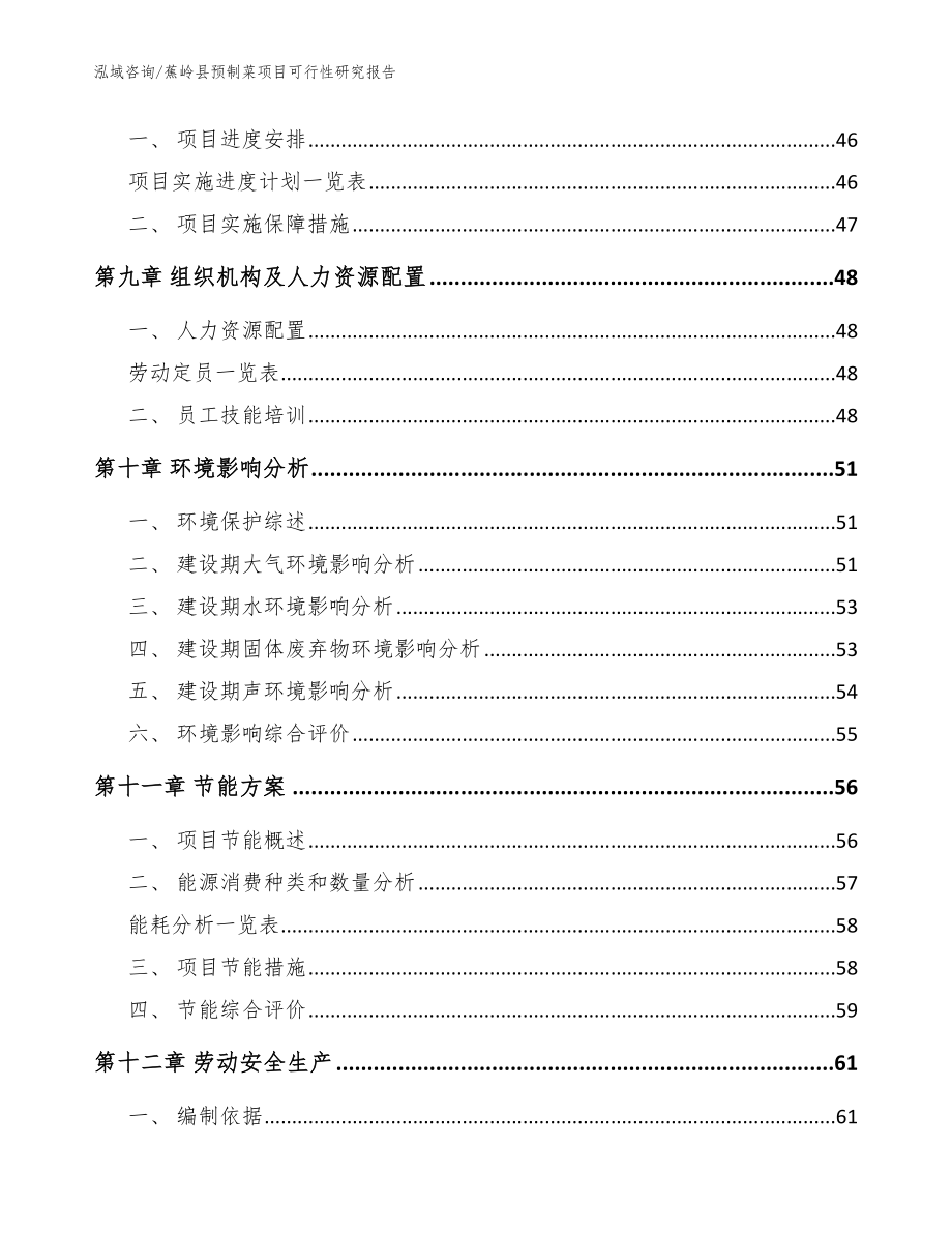 蕉岭县预制菜项目可行性研究报告模板范本_第4页