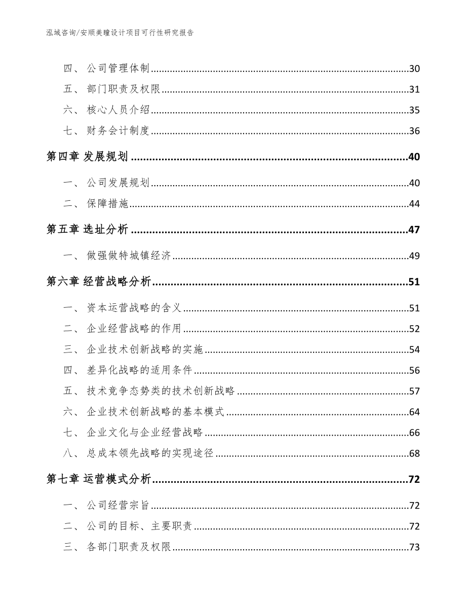 安顺美瞳设计项目可行性研究报告模板范本_第4页