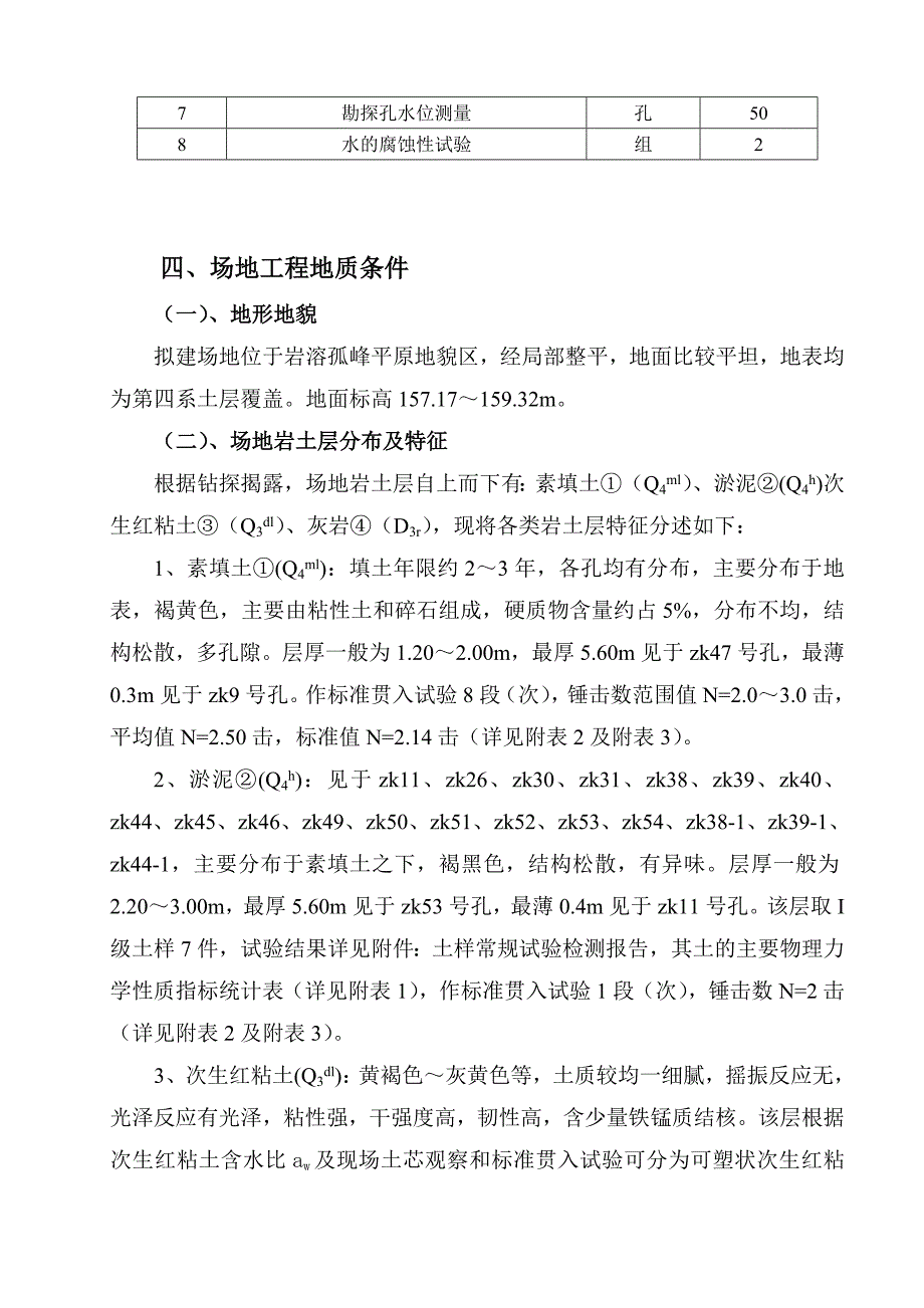 桂林山水凤凰城H区初步勘察报告_第4页