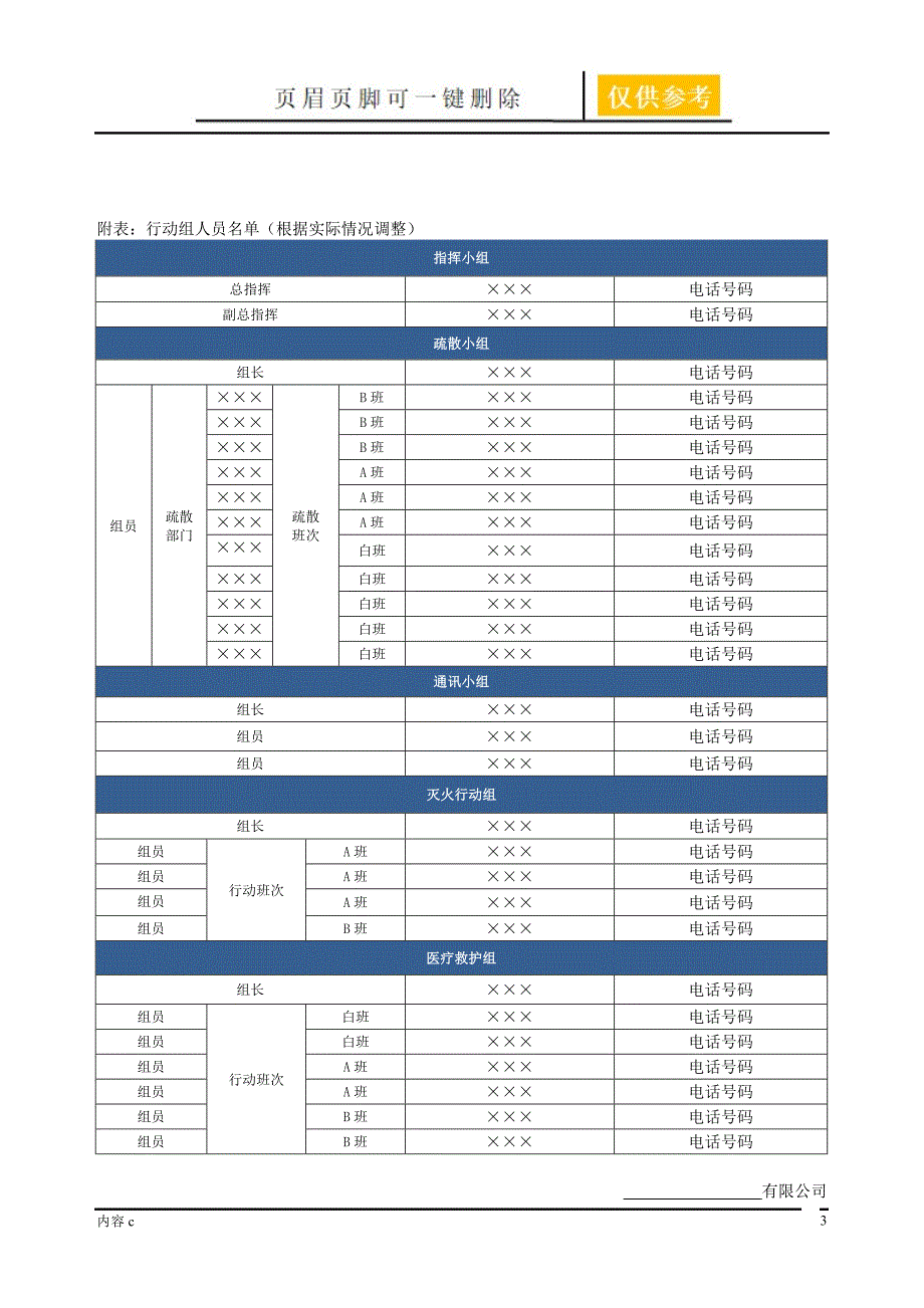 消防应急预案演练方案【稻谷书店】_第3页