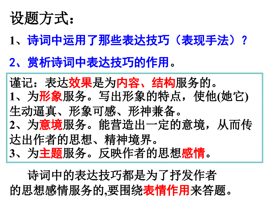 古典诗歌表达技巧大全很好.ppt_第2页