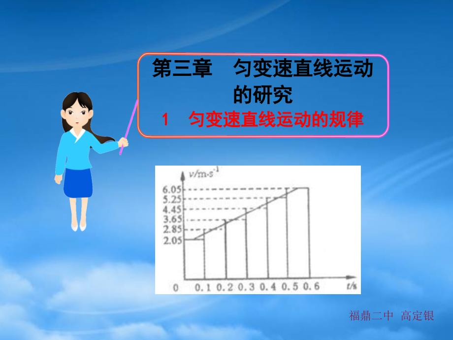 福建省福鼎市第二中学高三物理一轮复习 匀变速直线运动的规律课件_第1页