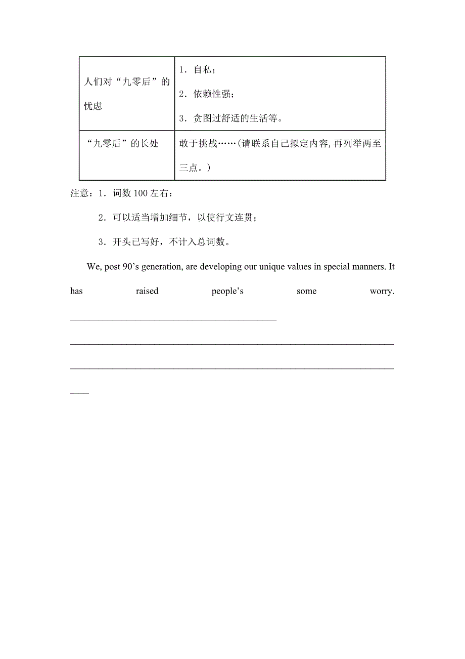 山西省2012高考英语二轮复习专题训练：短文改错写作(64)_第2页