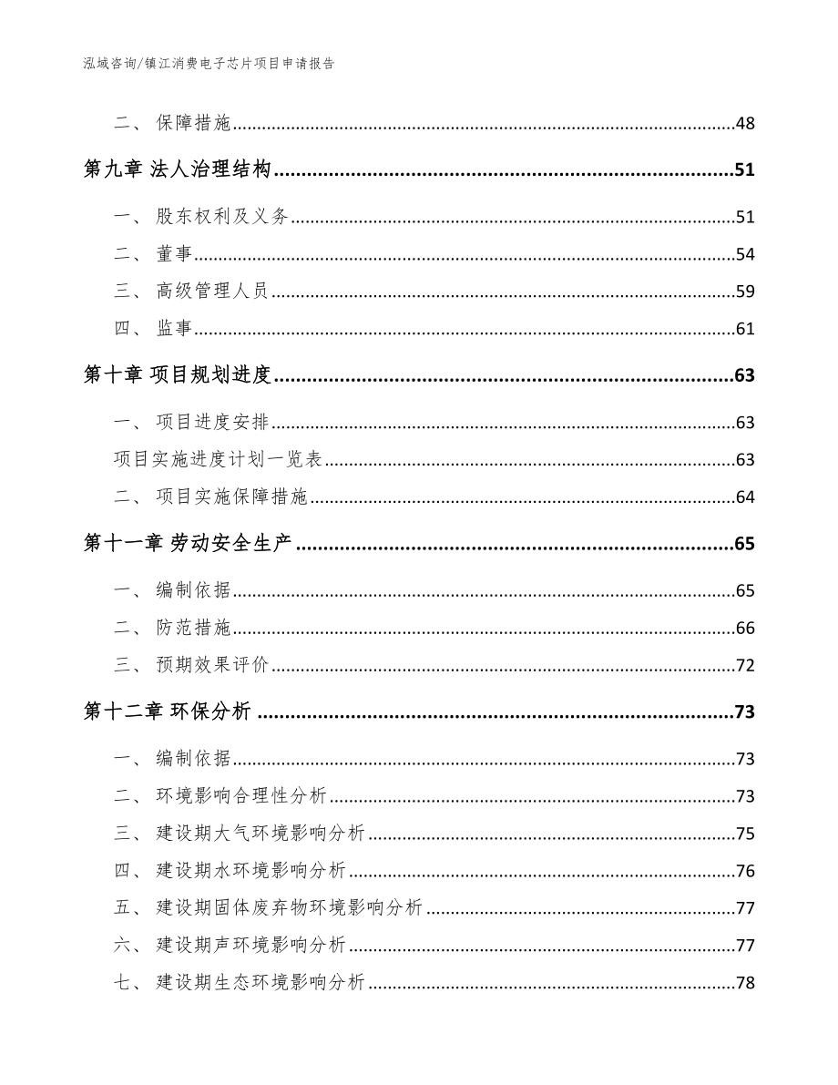 镇江消费电子芯片项目申请报告（模板范文）_第4页