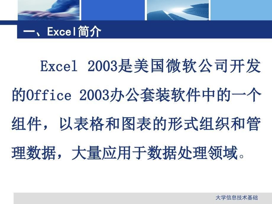 9Excel2003电子表格软件(一)_第5页