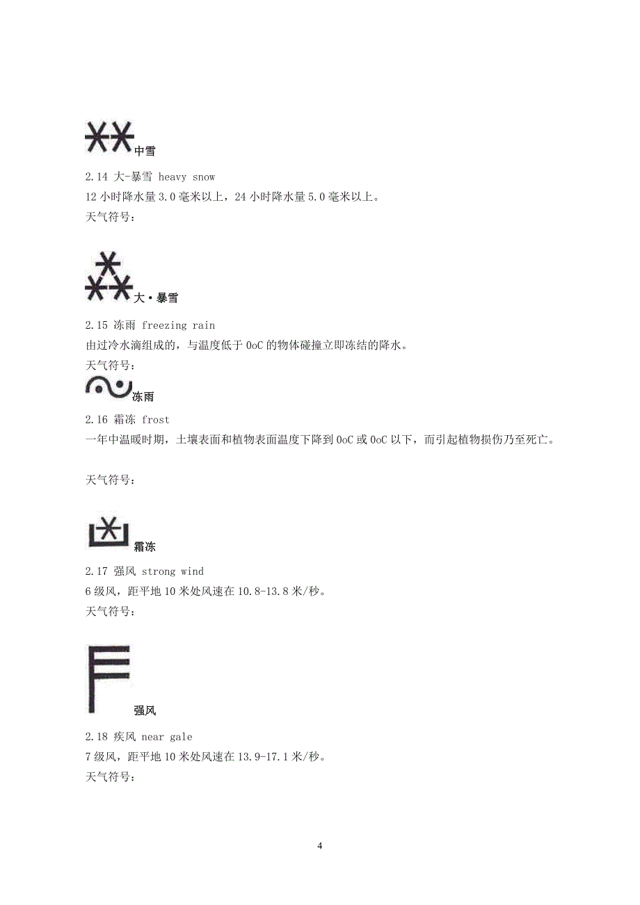 天气预报符号说明_第4页