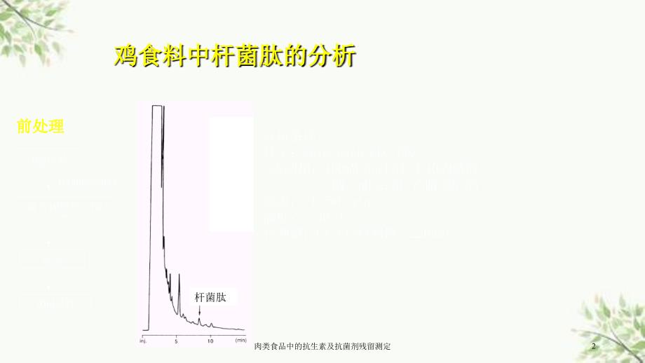 肉类食品中的抗生素及抗菌剂残留测定课件_第2页