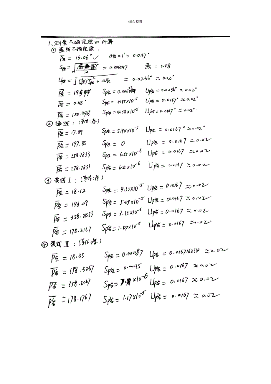 用光栅测量光波波长_第4页