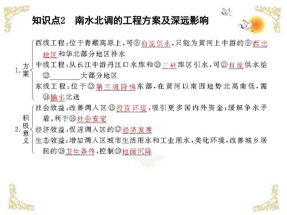 高三地理一轮复习113资源的跨区域调配课件_第2页