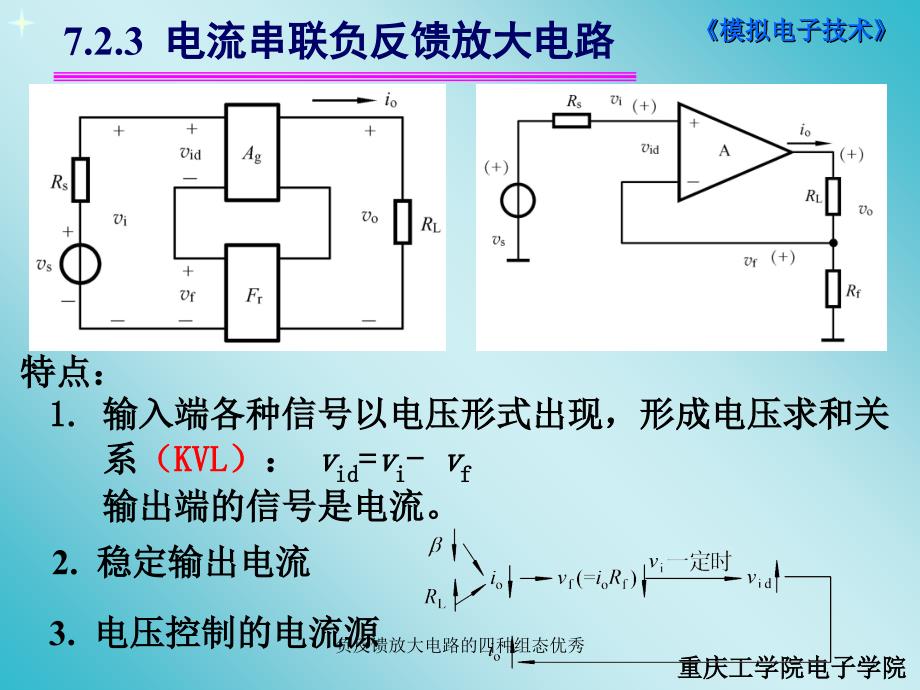 负反馈放大电路的四种组态优秀课件_第4页