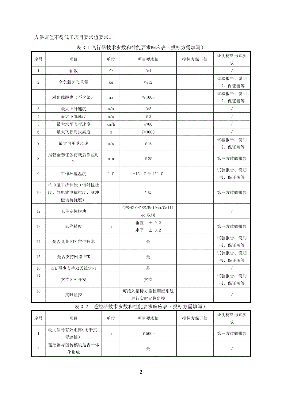 7.无人机采购技术条件书（喷火无人机）.docx_第4页