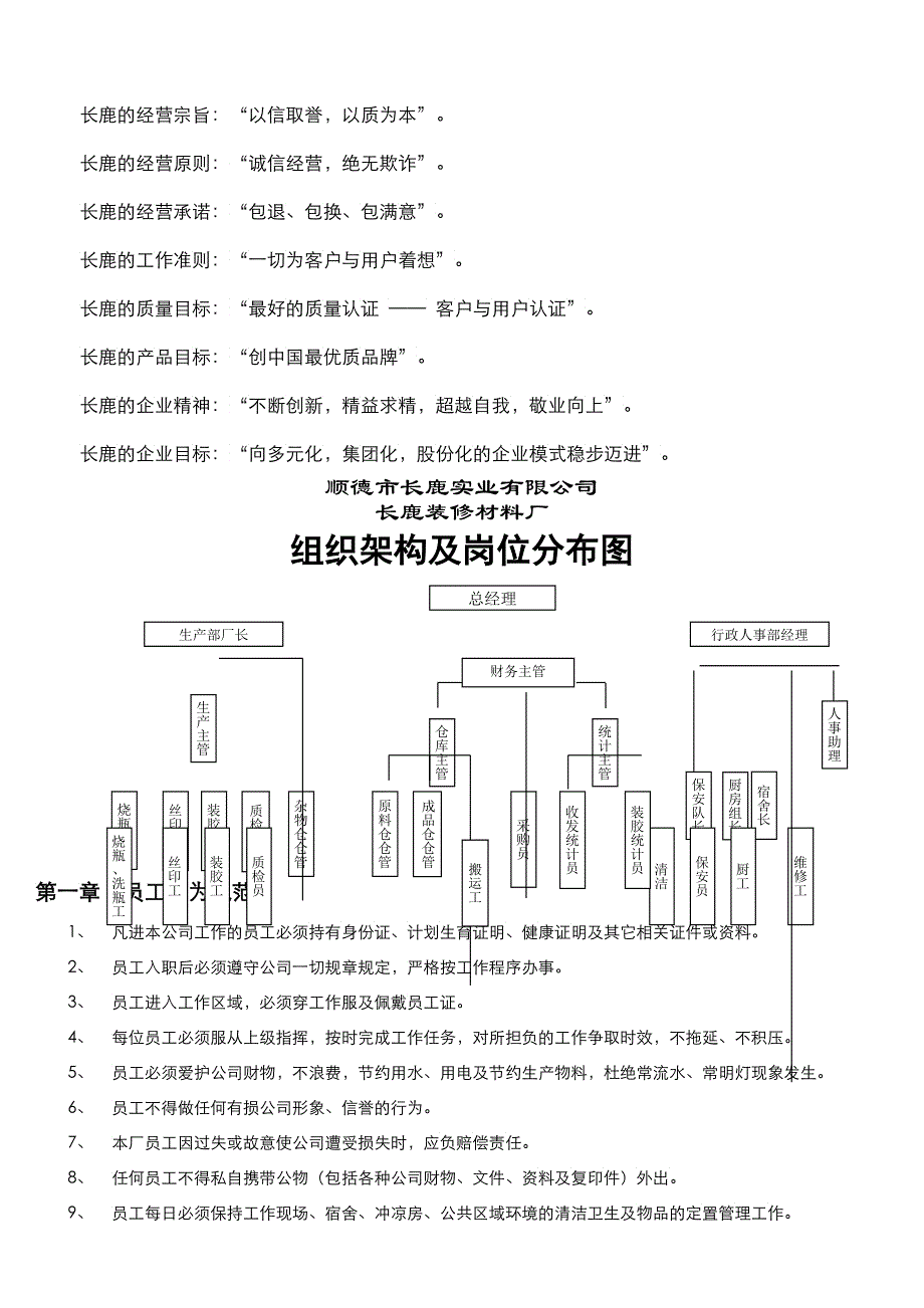 广东顺德某某实业有限公司员工守则_第3页