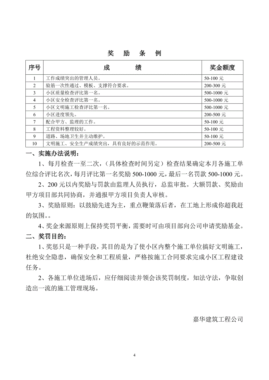 项目施工奖惩实施细则.doc_第4页