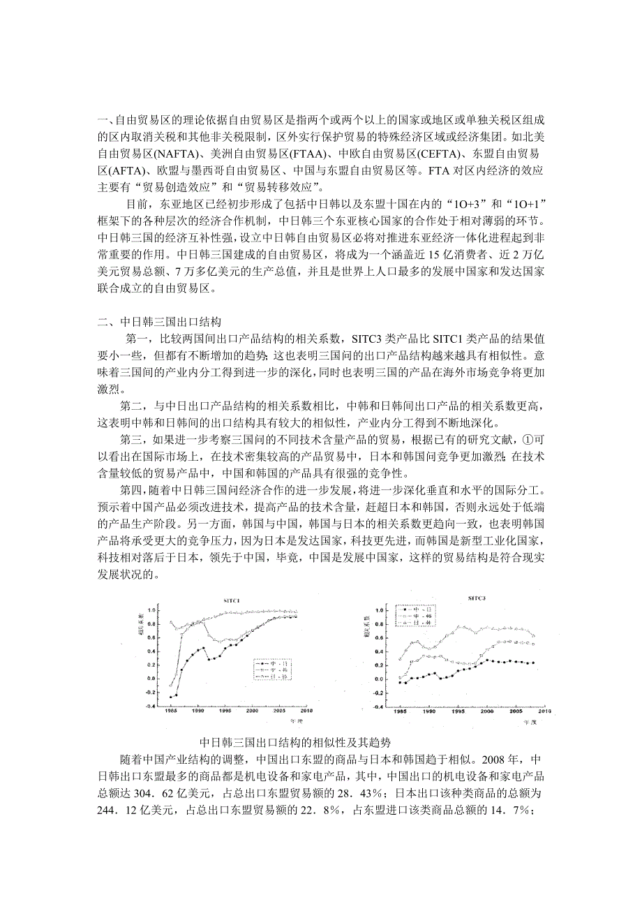 中日韩自由贸易区的建立及可行性分析丁存栋_第4页