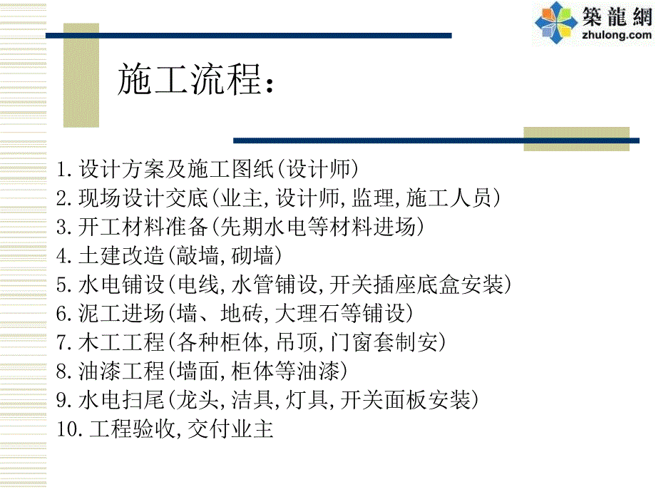 家庭装饰装修全过程施工工艺流程介绍附图丰富_第2页