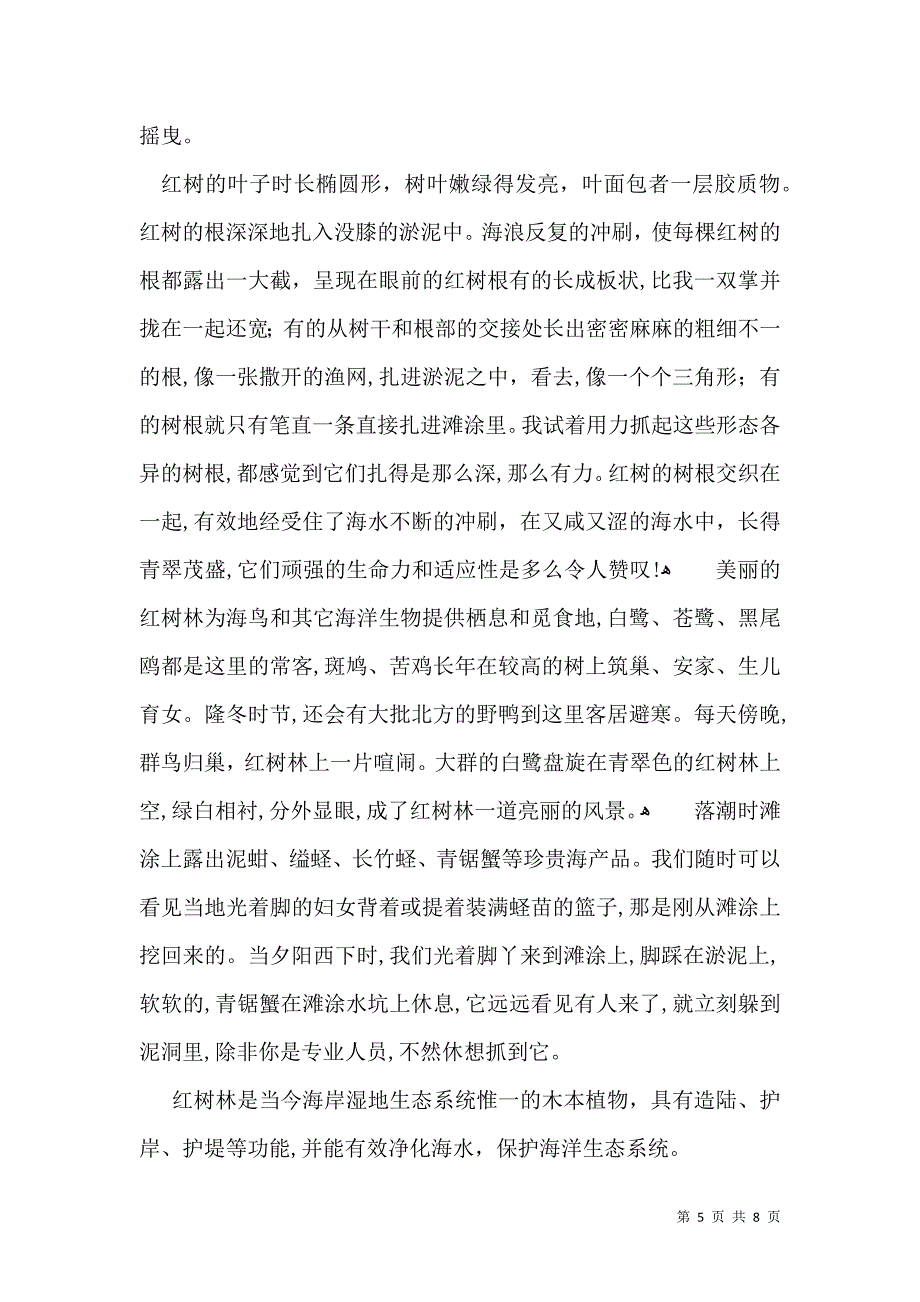 关于小学写景作文合集8篇_第5页