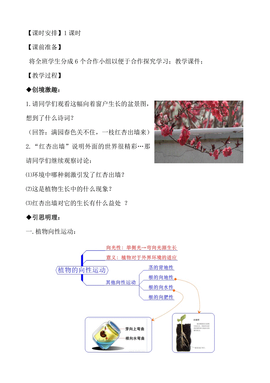 第3章第1节植物生长素的发现教案.doc_第2页