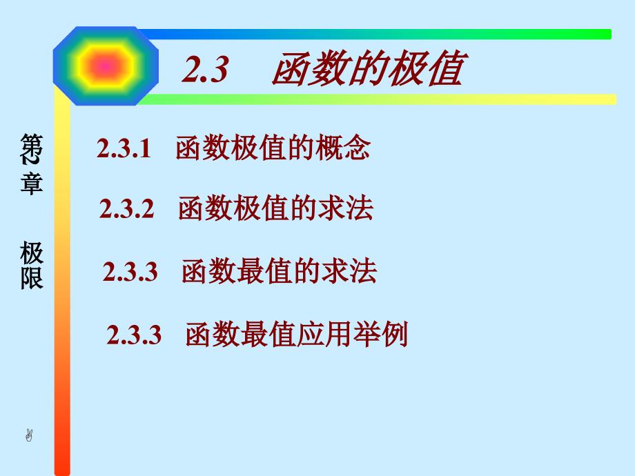 函数极值的概念PPT课件_第1页