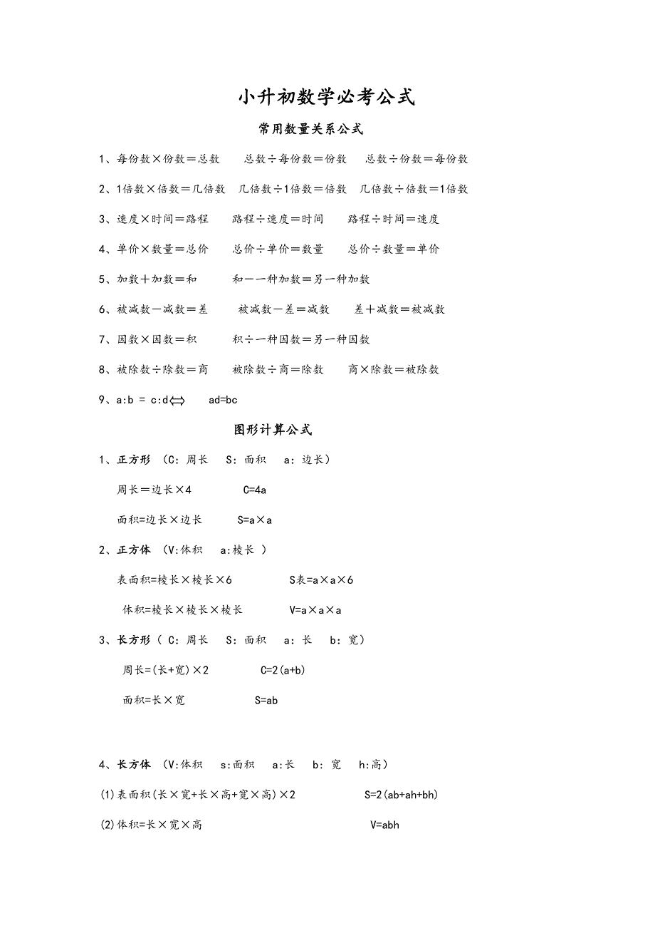 2022小升初知识点汇总_第1页