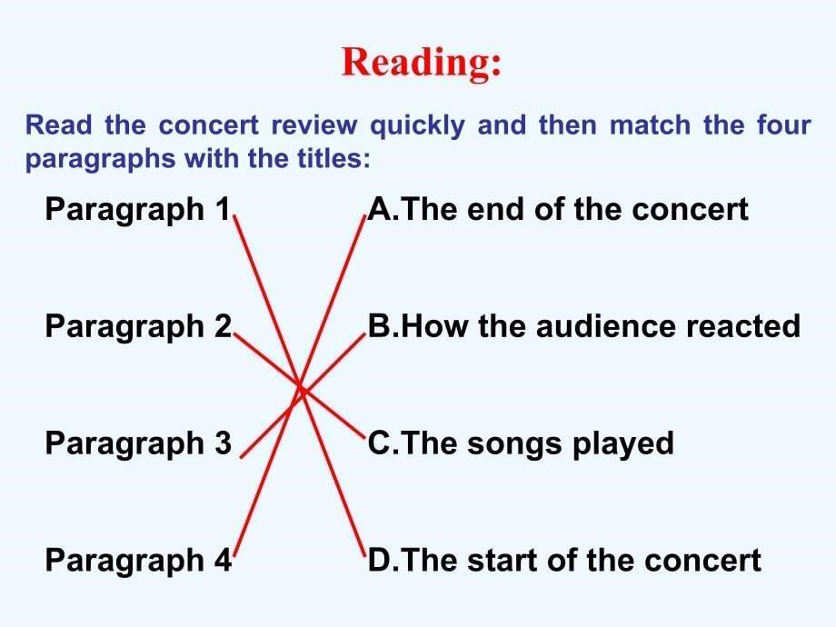 高中英语 Perance-Reading and Languagepoints课件 北师大版必修2_第5页