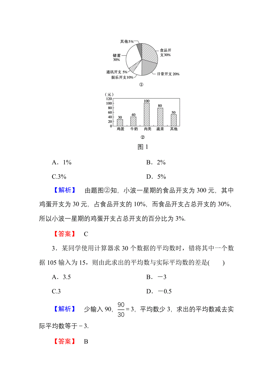 高中数学人教A版必修三 章末综合测评2 含答案_第2页