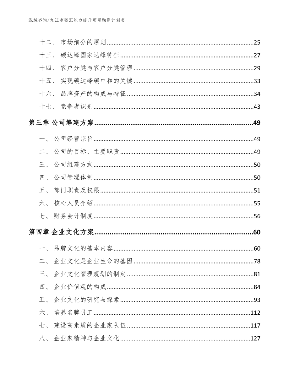 九江市碳汇能力提升项目融资计划书_第2页