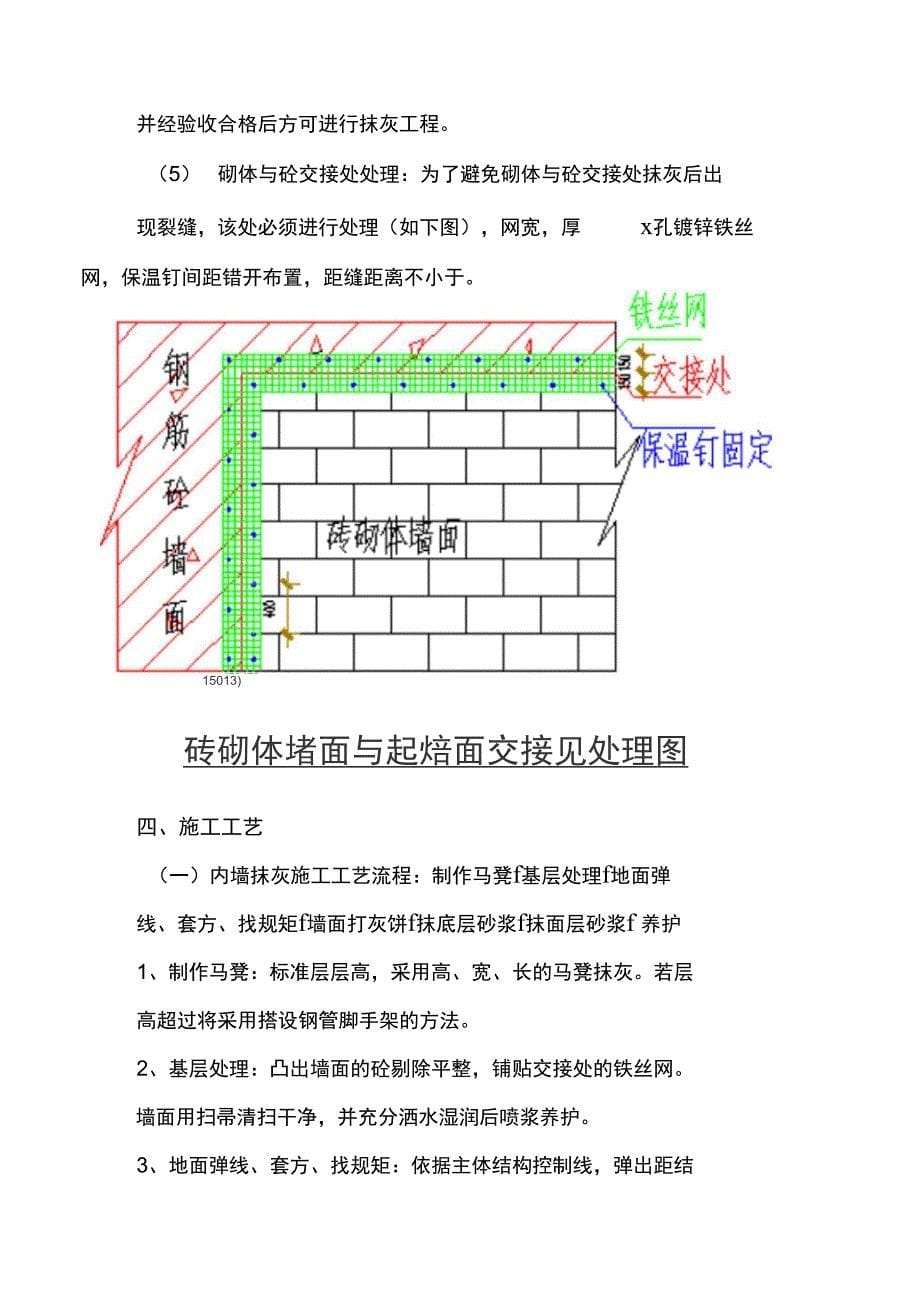 抹灰工程施工技术方案(工程科)_第5页