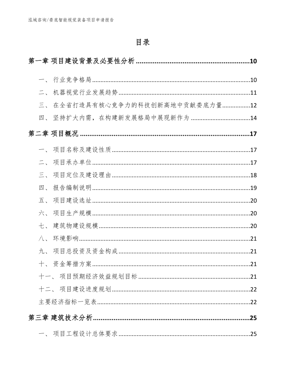 娄底智能视觉装备项目申请报告【范文】_第2页