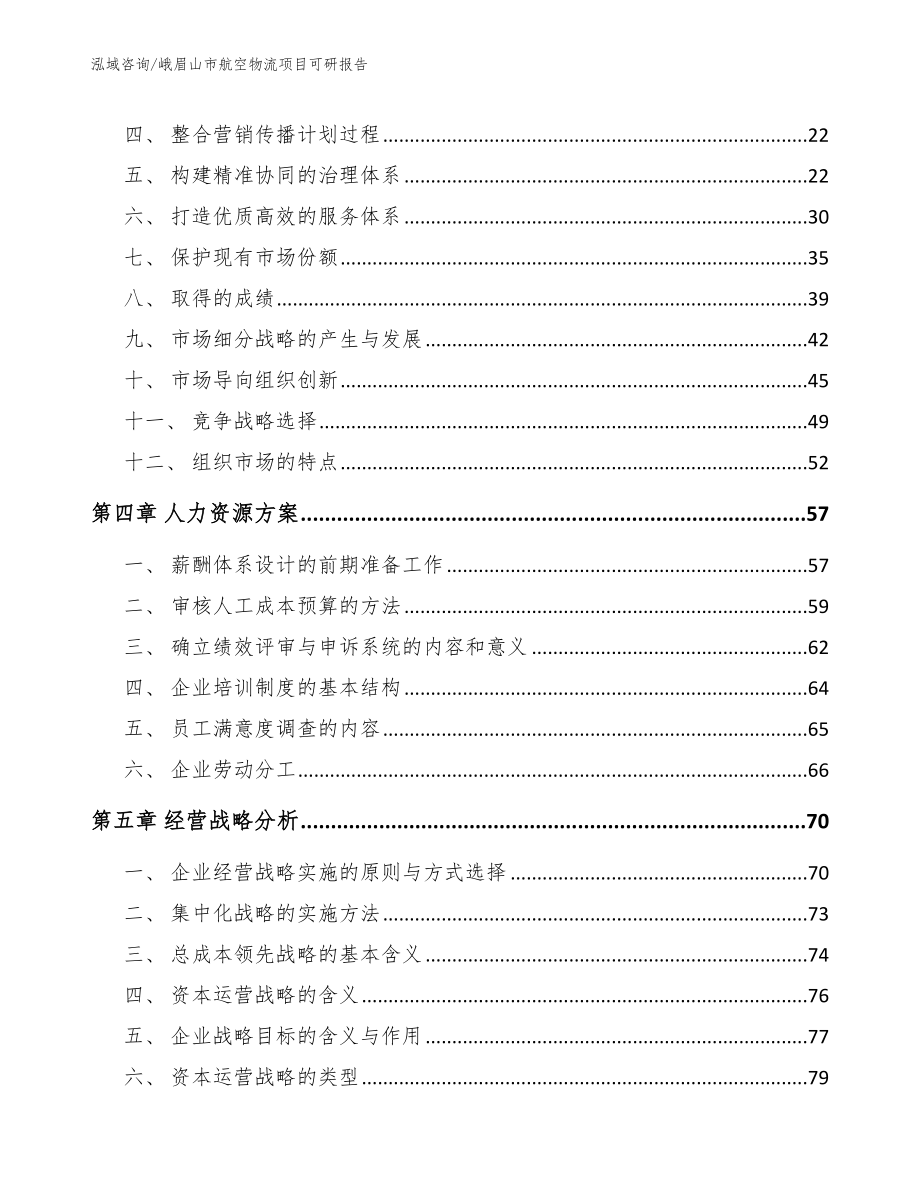 峨眉山市航空物流项目可研报告_第4页
