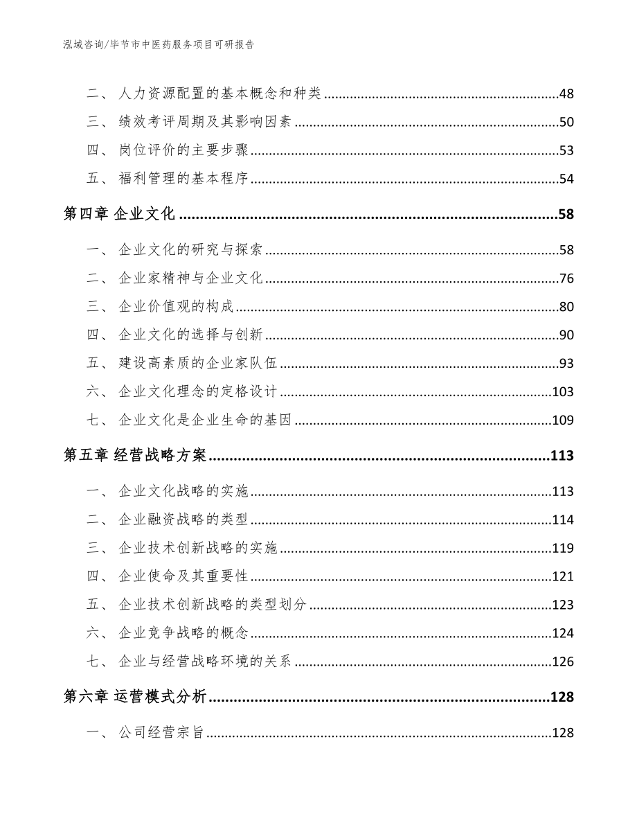 毕节市中医药服务项目可研报告（模板范本）_第2页