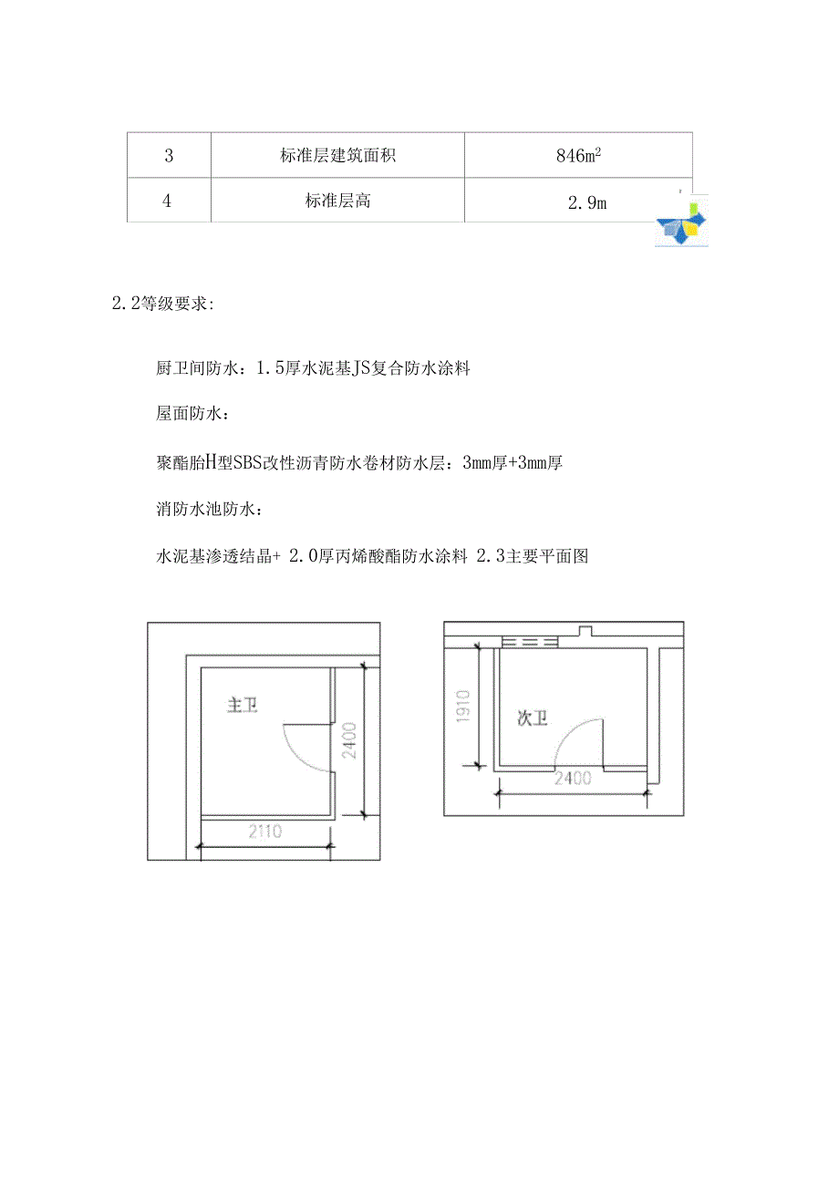 北京某住宅工程防水施工工艺_第2页