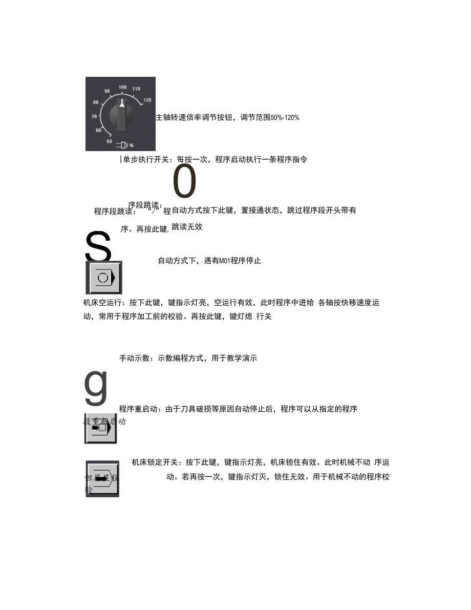 法兰克数控车床界面功能键介绍_第5页