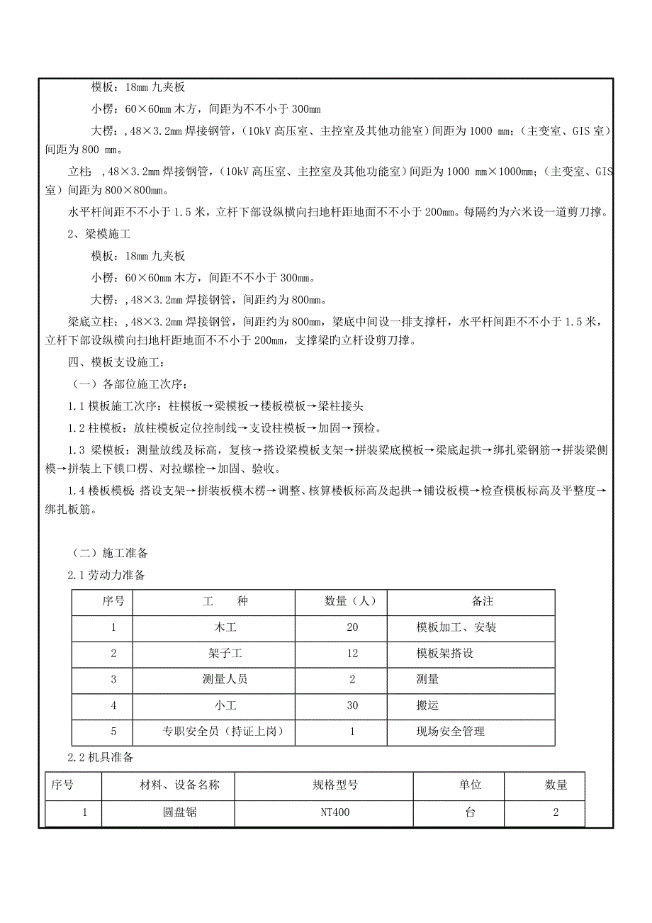 高支模工程交底记录表.doc_第3页