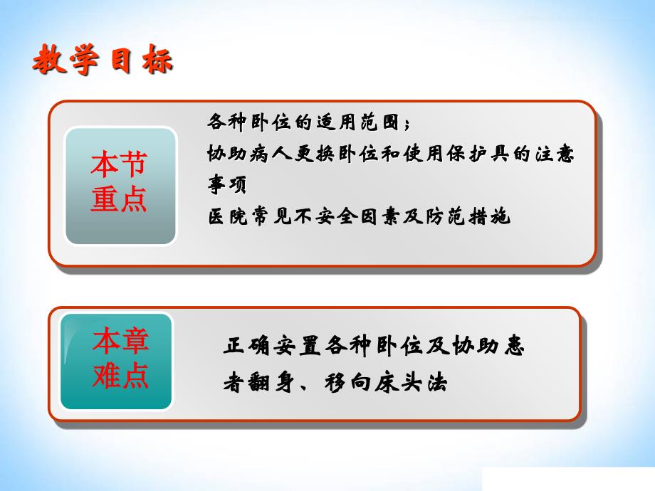 第九章卧位与安全的护理ppt课件_第3页