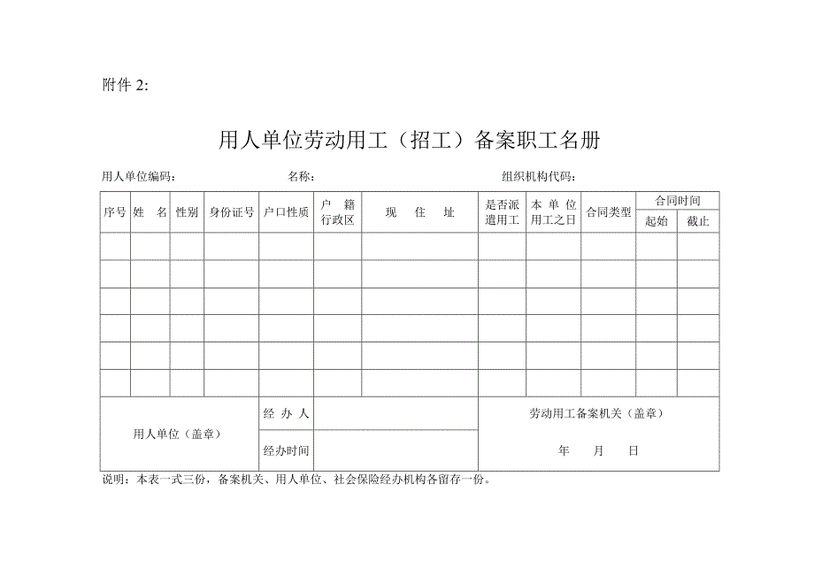 沈阳市劳动用工备案表_第2页