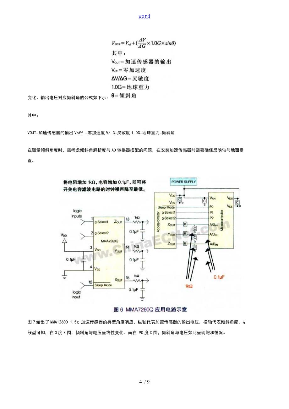 加速传感器工作原理及架构_第4页