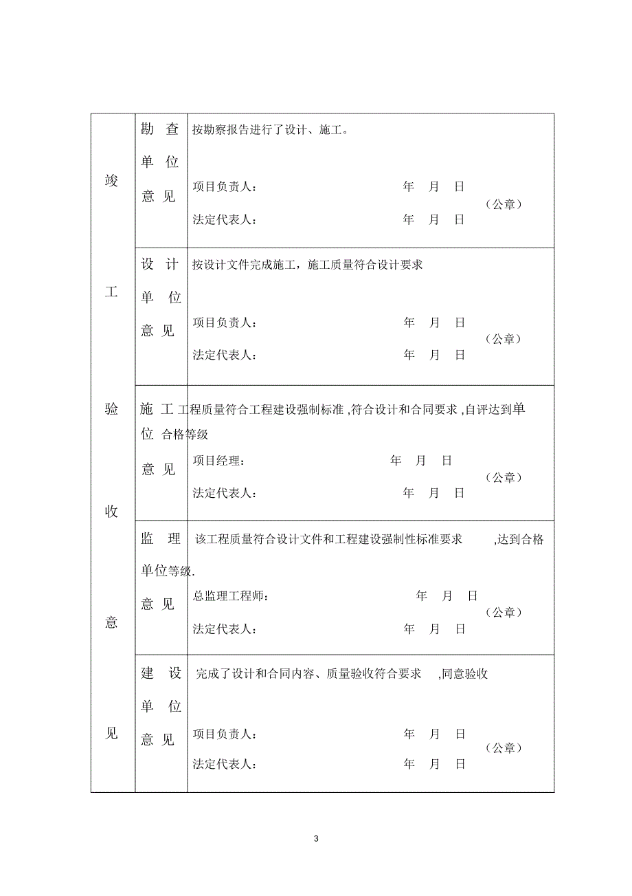 甘肃省建设工程竣工验收备案表样本精编版_第3页