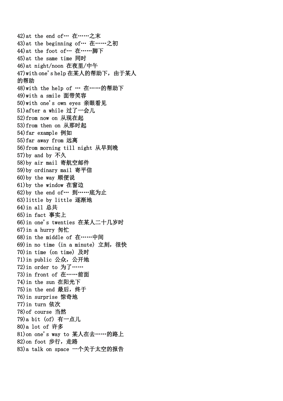 初中英语重点短语语法句型复习大全_第4页