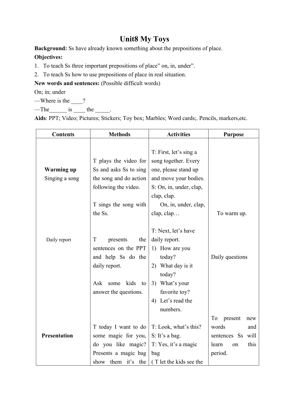 小学英语方位介词教学设计.docx_第1页