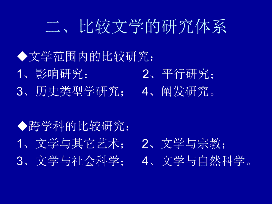 第2讲比较文学的对象体系与方法ppt课件_第3页