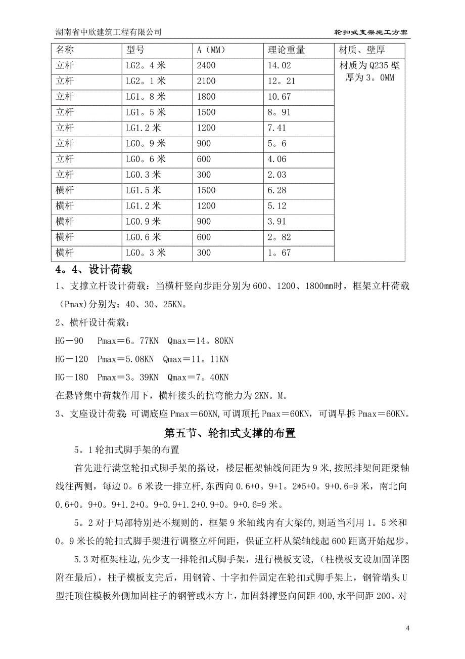 轮扣式高支模施工方案_第5页