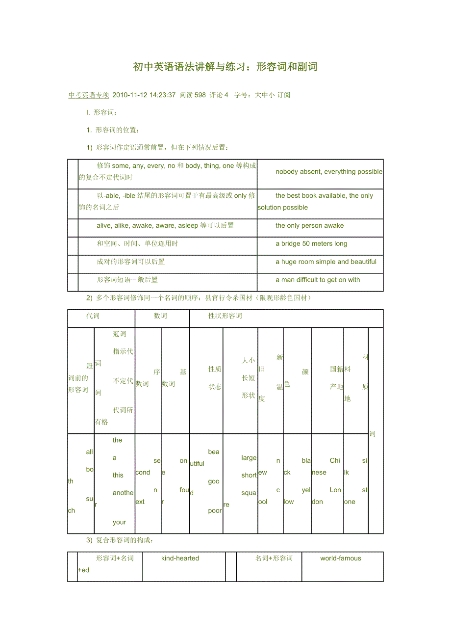 初中英语语法讲解与练习.doc_第1页