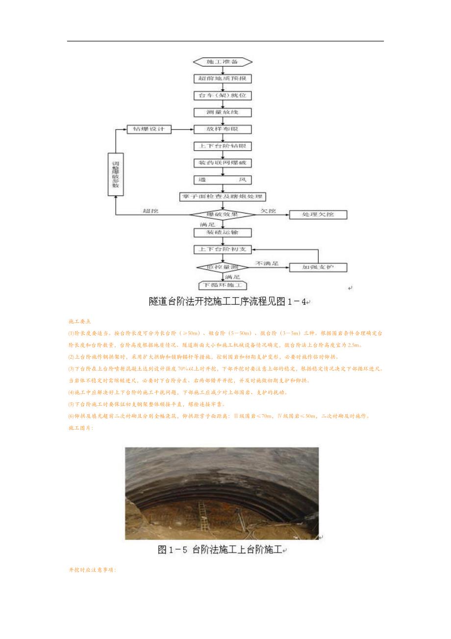 隧道开挖施工方法与施工要点讲解_第4页