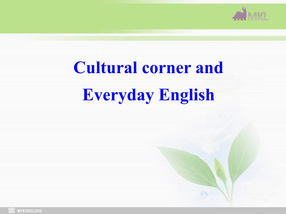 英语 Module 1 Cultural corner and Everyday English课件_第2页