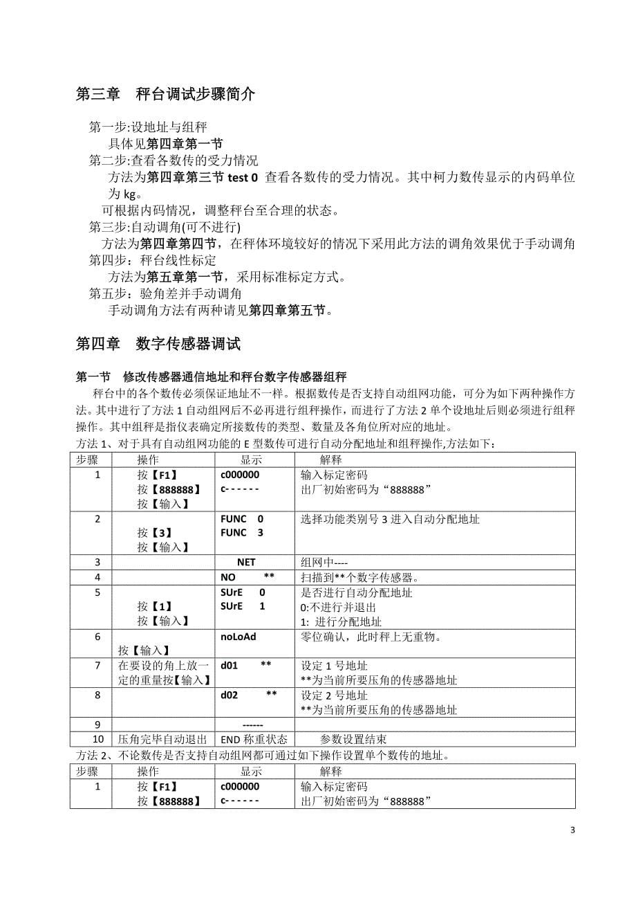 柯力D2008F(A、P、P1)数字式电子称重仪表 技术说明书_第5页