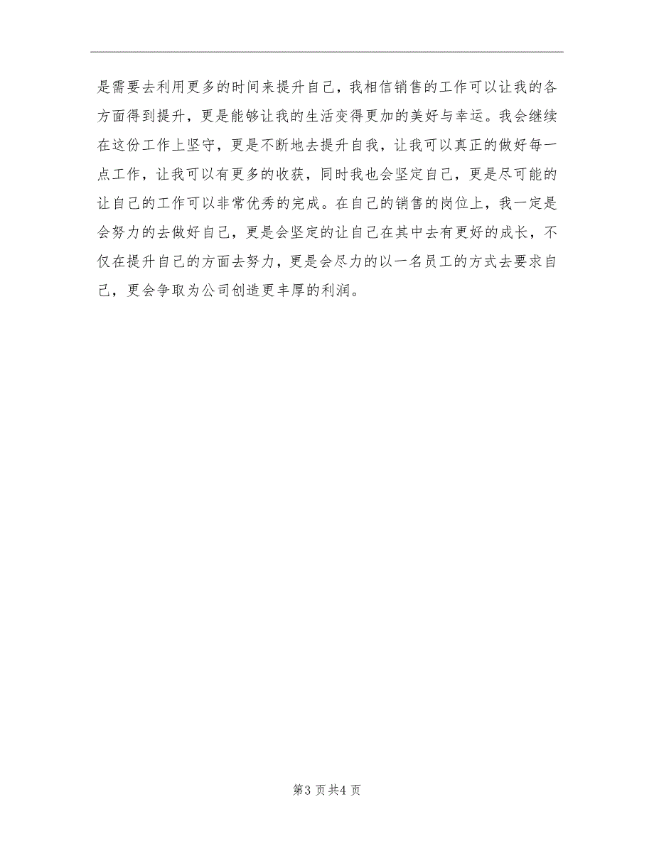 销售新员工试用期工作总结2022年_第3页